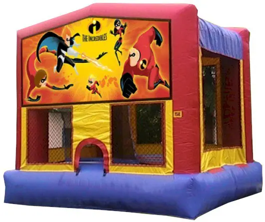Colorful bouncy castle for kids