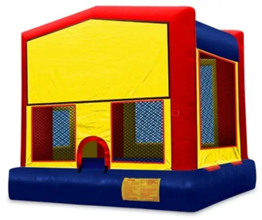 Colorful inflatable bounce house for kids